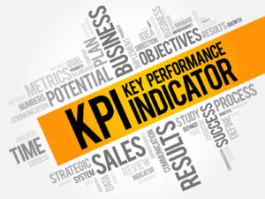 KPI - Key Performance Indicator word cloud collage business concept background